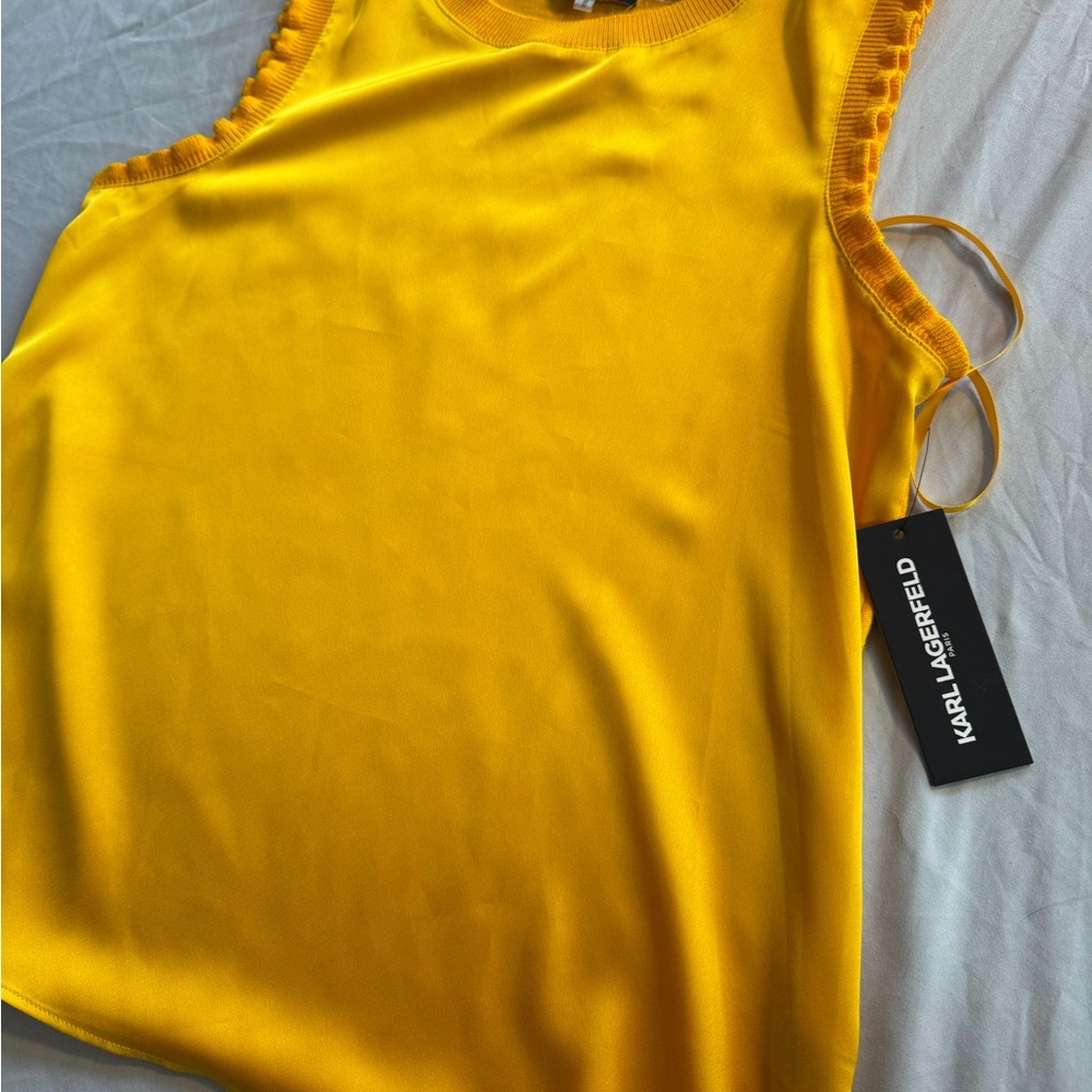 Karl Lagerfeld Vibrant Yellow Knitwear